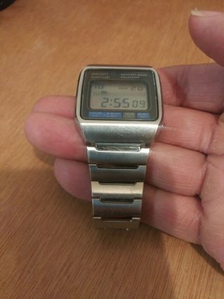 Vintage 1978 Seiko M354 - 5010 James Bond Men ' s Digital LCD Watch 5