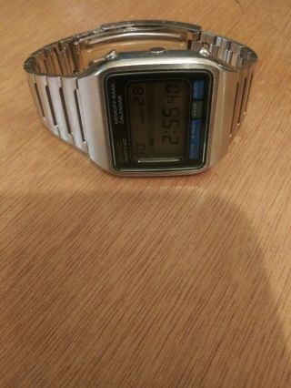 Vintage 1978 Seiko M354 - 5010 James Bond Men ' s Digital LCD Watch 9