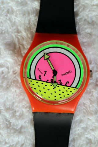 Swatch Keith Haring Go 001 Breakdance 1985 Us Only And V.  Rare.  State