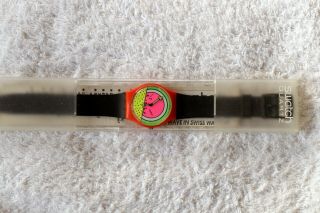 SWATCH KEITH HARING GO 001 BREAKDANCE 1985 US only and V.  Rare.  state 2