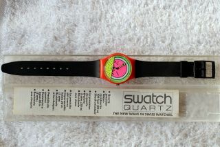 SWATCH KEITH HARING GO 001 BREAKDANCE 1985 US only and V.  Rare.  state 3