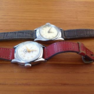 2 Vintage Women ' s Mechanical Watches - Running,  Girl - scout 2