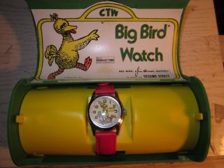 Nos Big Bird From Sesame Street Character Wind Up Watch By Bradley Swiss Mvmt