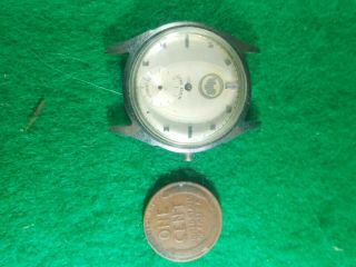 Vintage Lord Elgin Mens Wrist Watch 23 Jewel Movement Stainless