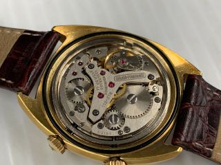 Vintage Girard Perregaux Alarm 112 - 278 Wristwatch 17 Jewel Wind Up Gold Plated 11