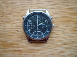 Seiko Pilots Watch.  Same As Issued To The Military At One Time.