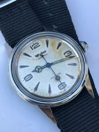 Vintage Wyler Life Guard 17 Jewel Gents Watch From The 1960 
