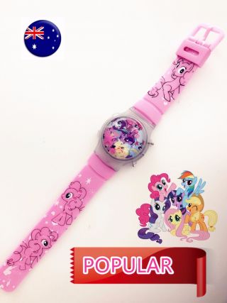 Girl Kid Children Pink My Little Pony Unicorn Digital Wrist Watch Birthday Gift