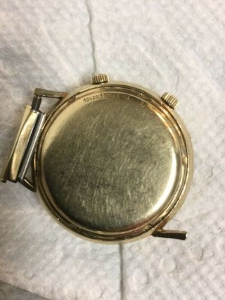 Rare Vintage JAEGER LECOULTRE 10k Gold Filled Men ' s Memovox Wristwatch Watch 10