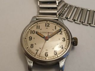 Wwii Military Style Longines Watch Cal 12l Or Longines 12.  68n In Order