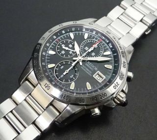 Seiko Credor Gcbp997 6s78 - 0a10 Black Date Automatic Authentic Mens Watch