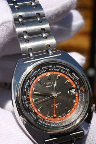 Vintage Seiko World Time watch 6117 - 6400.  Great Shape. 6