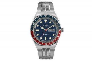 Q Timex Reissue 38mm Stainless Steel Bracelet Watch / Brand