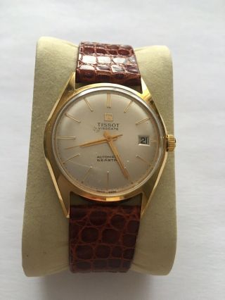 Tissot Seastar Visodate Automatic Vintage Swiss Mens Watch.  38mm