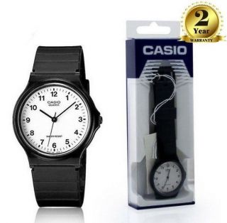 Casio Classic Mens Ladies Casual Style Quartz Black Wrist Watch Mq24 Mq24 - 7bll