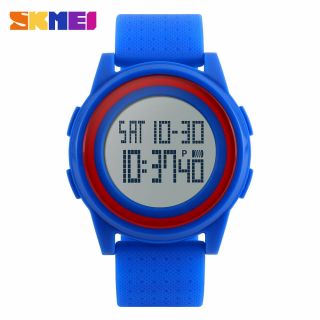 Skmei Men Digital Watch Sport Waterproof Fashion Silicone Strap Electronic Watch