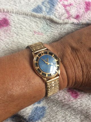 Rare Vintage Retro Mens Ginebras Watch 17 Jewels Swiss c1960s 4