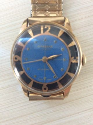 Rare Vintage Retro Mens Ginebras Watch 17 Jewels Swiss c1960s 7