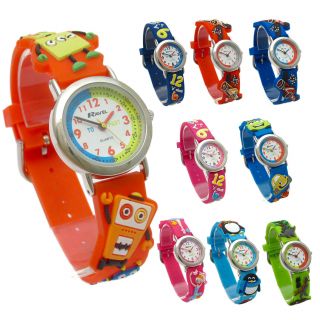 Ravel Kids Childs Boys Girls Watch 3d Silicone Strap Choice Of 9 Designs