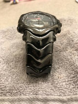Oakley Stealth GMT Men’s Watch Black With Black Face minute Machine Gearbox 3