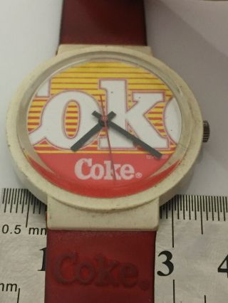 Rare Vintage Retro Coke Coca Cola Watch Needs Battery