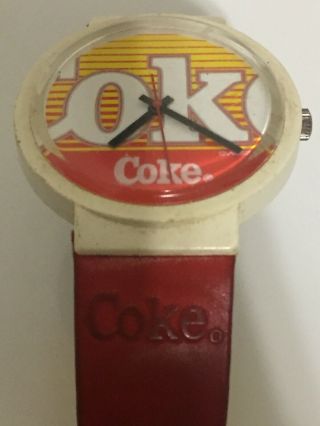Rare Vintage Retro COKE Coca Cola Watch Needs Battery 5