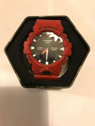 Casio G Shock Ga 800 - 1aer In Red,  Boxed With
