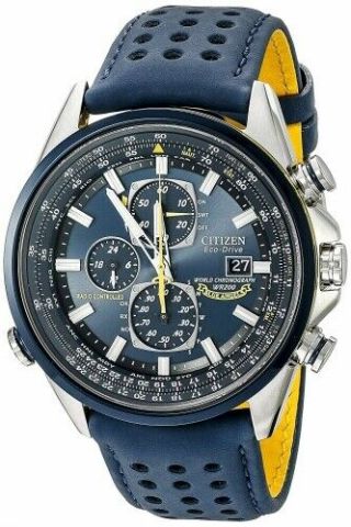 Citizen Promaster Blue Angels World Chronograph A - T Radio Control At8020 - 03l