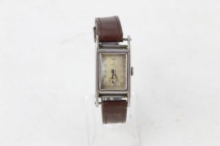 Rare Vintage Gents Omega Military Wristwatch Hand - Wind 15 Jewels