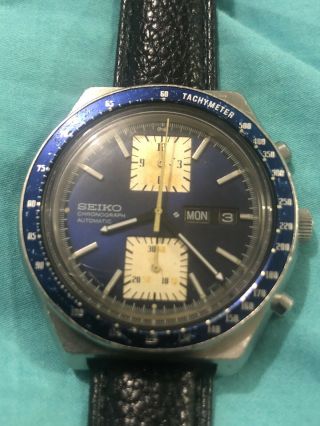 Vintage Men’s Seiko Kakume Chronograph Automatic Watch 6138 - 0030