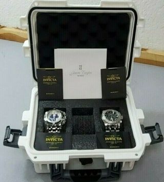 Two (2) Invicta Jason Taylor Limited Edition Choas & Bolt Hybrid Watches & Case
