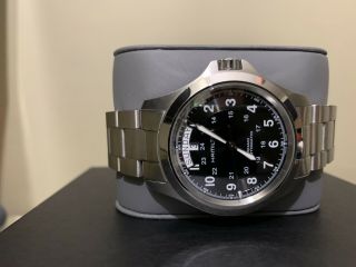 Hamilton Khaki King Ii Swiss Made Automatic Watch Stainless Steel Day / Date
