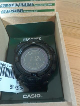 Casio Protrek Tough Solar Watch Prg - 130y - 1dr Nwt