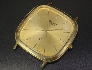 " For Repair Parts " Seiko 6030 Quartz Vintage Mens Watch Movement Reloj Montre