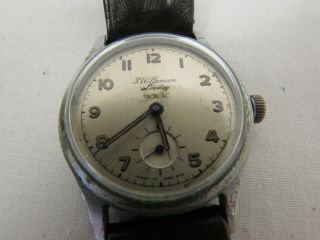 Vintage Gents J W Benson London Tropical Wristwatch Watch - Nab D3
