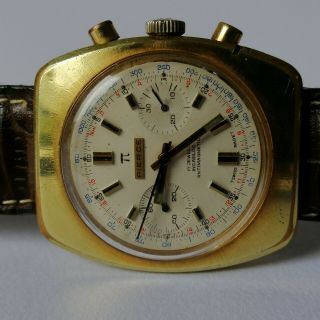 Vintage Pierce Chronograph Valjoux Cal.  7733 Hand Winding