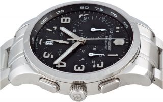 Victorinox Swiss Army Alliance Chronograph Mens Black Dial Quartz Watch 241295