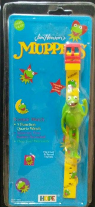 Jim Henson Kermit The Frog Kids Watch - 1993 -