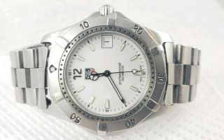 Mens Stainless Steel Tag Heuer Professional 200 Meters Wrist Watch Wk 1111 - 0