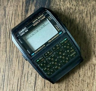 Rare Vintage 1988 Casio Dbc - 62 Data Bank Calculator Watch Mod 676 Made In Japan