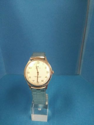 Hamilton Watch Vintage Thin - O - Matic T - 506,  17j,  Stainless Steel With Case