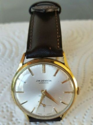 Vintage J.  W.  Benson wrist watch in good 2