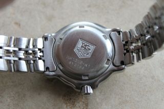 Tag Heuer Womens 6000 Professional Blue Silver Watch WH1315.  BA0677 Crystal 8