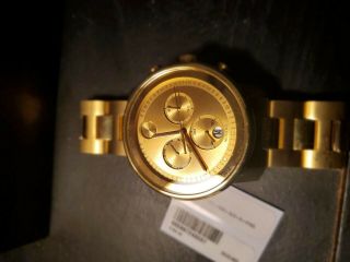 Movado Men ' s Swiss BOLD Gold - Tone Stainless Steel Bracelet Watch 3600485 2