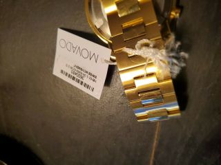 Movado Men ' s Swiss BOLD Gold - Tone Stainless Steel Bracelet Watch 3600485 5