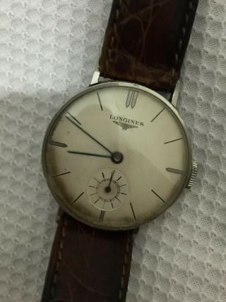 Vintage Longines Cal 12.  68z Military Watch 1940 Very Rare