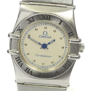 Omega Constellation Silver Dial Quartz Ladies Watch_500119
