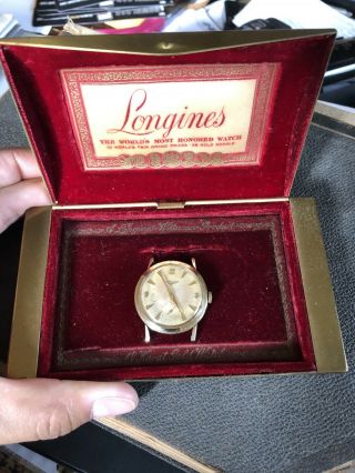 Longines 14k Gold Mens Watch Vintage Mechanical
