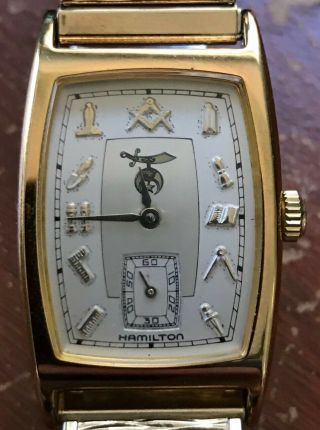 Hamilton Quartz Masonic Wristwatch Registered Edition 032/500