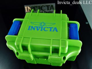 Invicta 1 Slot Impact Case Green & Blue Very Rare
